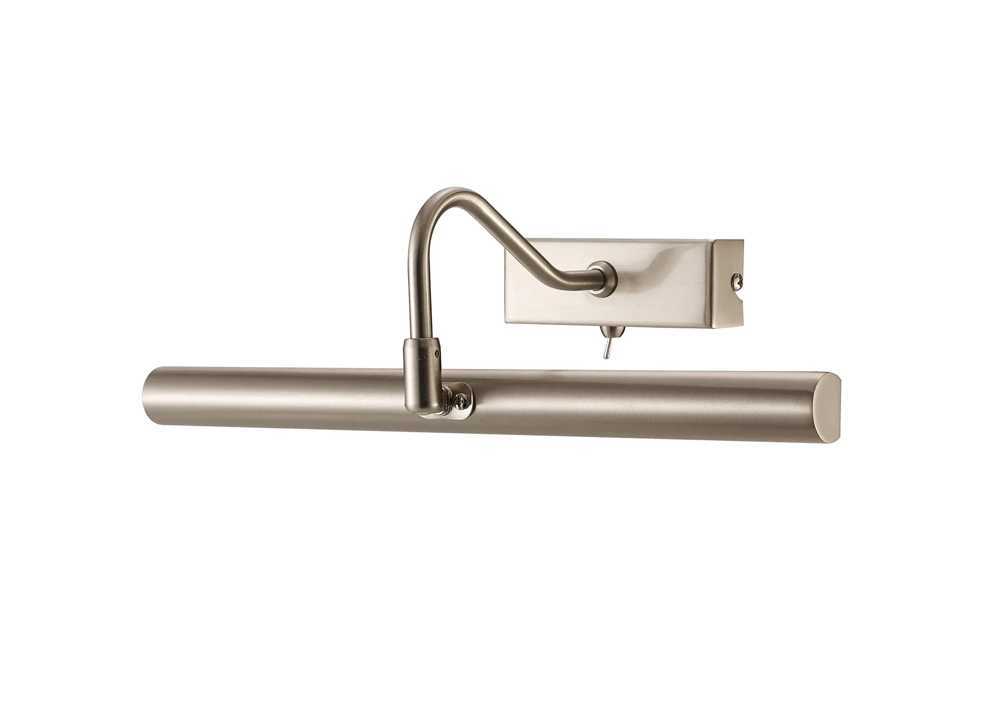 Abacus Dimmable Satin Nickel Wall Lights Deco Picture Lights